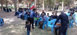 برپایی موکب «سلام شهید» در گلزار شهدای گمنام خاش همزمان با پیاده‌روی جاماندگان اربعین