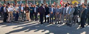 حضور پرشور کارکنان بنیاد شهید استان در راهپیمایی ۲۲ بهمن