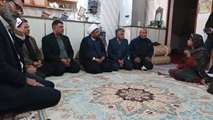 دیدار رئیس بنیاد شهید زاهدان با خانواده شهید یعقوب براهویی سنگی
