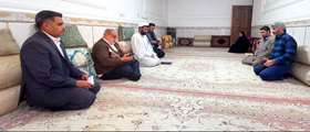 دیدار نماینده مقام معظم رهبری در شرکت نصر با خانواده شهید شهیکی