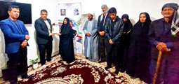 دیدار رئیس دانشگاه آزاد با خانواده شهید مرعشی