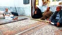 عیادت معاون بهداشت و درمان بنیاد شهید از جانباز ۴۵ درصد 