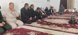 ابلاغ سلام رهبر انقلاب اسلامی ایران به جانبازان در نیمروز