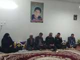 دیدار کمالی فرمانده قرارگاه تکریم با خانواده شهدای تاسوعای حسینی در چابهار 