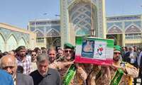 تشییع پیکر شهید والامقام ابوالفضل عودی در زاهدان